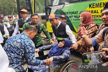 Petugas haji ikuti simulasi untuk mantapkan kapasitas layani jamaah