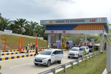 Hutama Karya dirikan rest area sementara di tol Pekanbaru-Bangkinang