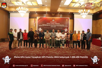 DPS Sulut pada Pemilu 2024 sebanyak 1.990.490 orang