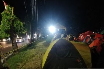 Posko Gombel Semarang siapkan 12 tenda kemah bagi pemudik