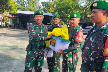 Kasad TNI berikan bingkisan THR bagi anggota Kodim Lombok Tengah