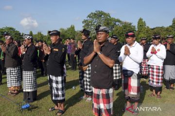 Apel Gelar Pasukan Operasi Ketupat Agung 2023 di Bali