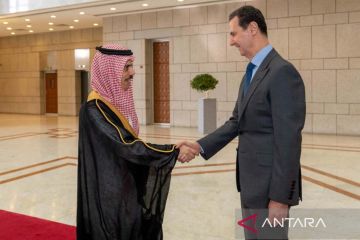 Presiden Suriah terima kunjungan Menlu Arab Saudi di Damaskus