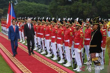 Presiden Jokowi terima kunjungan kenegaraan PM Republik Ceko