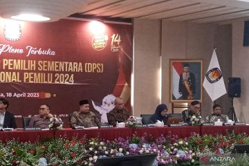 KPU tetapkan total DPS Pemilu 2024 lebih 205 juta orang