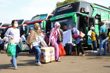 1.080 warga manfaatkan bus mudik gratis dari Jakarta ke Jawa Timur