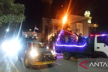 Umat Islam Jayapura gelar malam takbiran keliling Kota Sentani