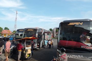 Arus mudik di Terminal Simpang Nangka Rejang Lebong mulai sepi