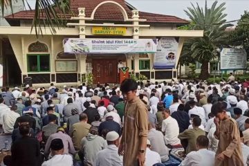 Sebagian umat Islam di Jakut Shalat Id pada Jumat pagi