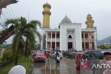 Umat Islam Jayapura shalat Iudl Fitri 1444 H di Masjid Agung Al-Aqsha