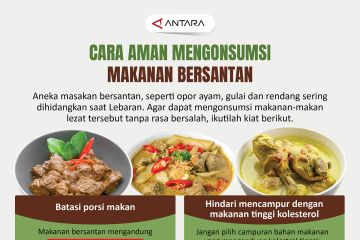 Cara aman mengonsumsi makanan bersantan