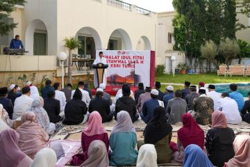 KBRI Tunis shalat Id dan halal bihalal bersama WNI di Tunisia