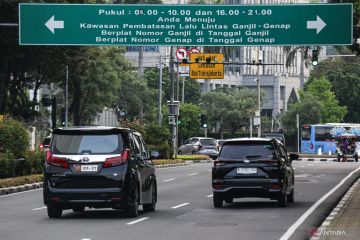 Ganjil Genap masih berlaku di 25 ruas jalan DKI Jakarta pada Selasa