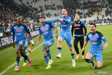 Liga Italia: Gol tunggal Giacomo Raspadori  menangkan Napoli atasi Juventus