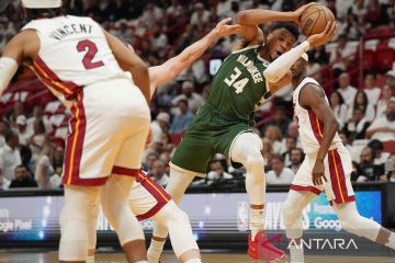 Heat bangkit menangkan laga, Bucks terancam gagal di playoff