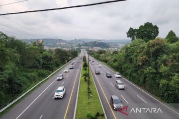 Rekayasa satu arah KM 425--KM 414 Tol Trans Jawa kembali diberlakukan