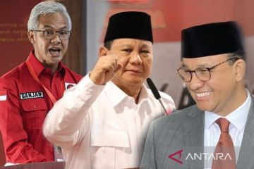 Ganjar ungguli Anies dan Prabowo di survei Charta Politika