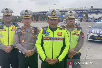 Polisi pastikan semburan api di KM 86 Cipali tak ganggu arus balik