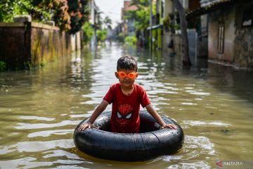 Banjir luapan Sungai Citarum di Dayeuhkolot