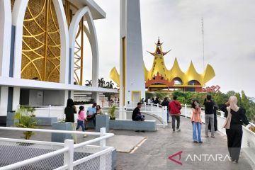 Masjid BSI di Bakauheni dimanfaatkan pemudik beristirahat dan ibadah