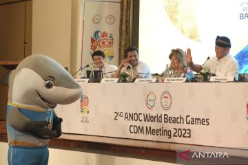 Pertemuan CdM Meeting ANOC World Beach Games 2023 di Bali