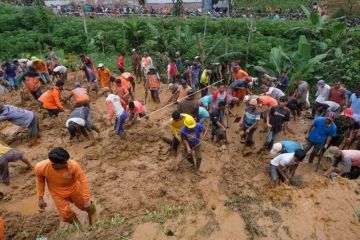 Tanah longsor di Wonosobo
