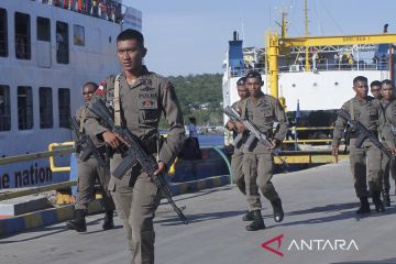 Pasukan Brimob mulai bergeser ke Labuhan Bajo amankan KTT ASEAN 2023