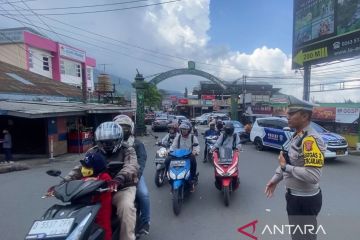 Pemudik dan wisatawan kembali padati jalur Puncak II