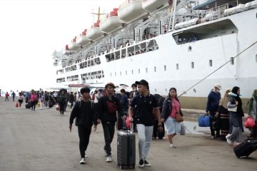 700  peserta mudik gratis tiba di Pelabuhan Batu Ampar, Batam