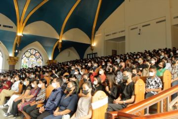 Gereja di Samarinda masih wajibkan masker pada peringatan Paskah