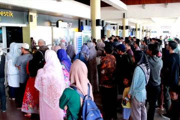 H-3 Lebaran, Bandara Minangkabau kedatangan ribuan pemudik