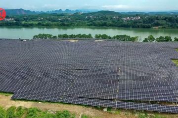 Menikmati pemandangan energi hijau di Guangxi, China