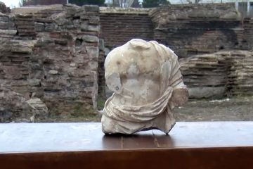 Patung Romawi kuno ditemukan di Istanbul