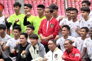 Bertemu Timnas U-20, ini nasihat Presiden untuk Garuda Muda