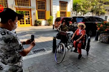 Kota Lama Semarang yang jadi magnet wisata saat libur lebaran