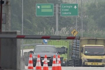 Sebanyak 68.639 kendaraan menuju Sukabumi dari gerbang tol Cigombong I