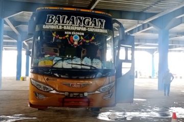Terminal bus AKAP di Samarinda masih didominasi pemudik
