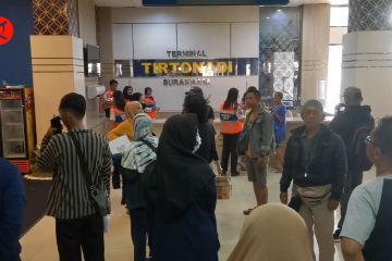 Tiket bus pemilir masih banyak tersedia di Terminal Tirtonadi