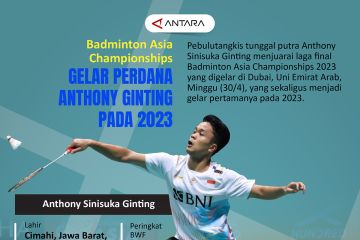 Gelar perdana Anthony Ginting pada 2023