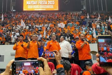 Ganjar dan Anies tidak hadiri "May Day Fiesta 2023" di Istora Senayan