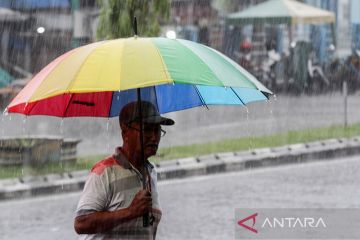 BMKG prakirakan 4 kabupaten di Kaltim alami hujan lebat besok