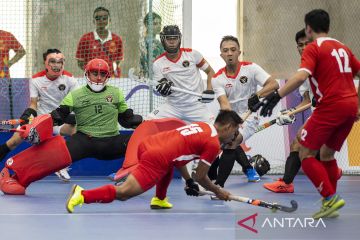 Tim hoki indoor Indonesia kembali petik hasil sempurna pada laga kedua
