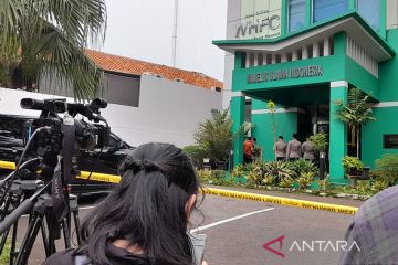 Polisi masih melakukan olah TKP atas penembakan di kantor MUI