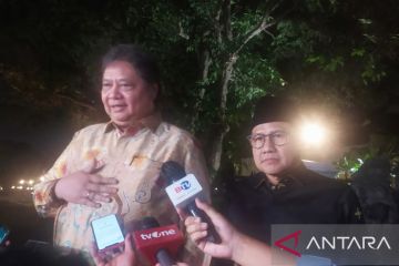 Airlangga: Tidak ada pembahasan spesifik soal koalisi parpol