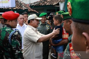 Menhan teruskan pesan Presiden agar TNI dekat rakyat dan gandeng Polri