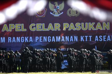 Apel gelar pasukan pengamanan KTT ASEAN ke-42