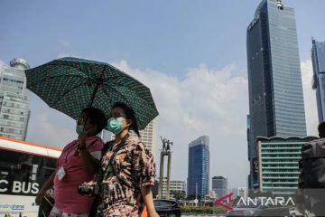 Kamis, sebagian besar Jakarta akan cerah berawan sepanjang hari