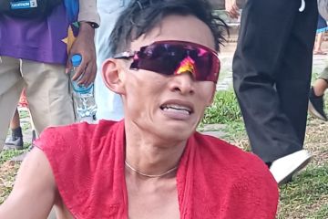 Hendro Yap sumbang emas ketiga atletik dari nomor jalan cepat