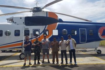 Helikopter bantuan BNPB tiba di Pekanbaru