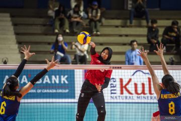 Voli putri Indonesia jaga asa ke semifinal setelah bungkam Malaysia